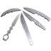 65 mangan dao thép trống dao trống tự làm ngoài trời chiến thuật sống sót cắm trại dao cắt trà dao leo núi trống - Công cụ Knift / công cụ đa mục đích