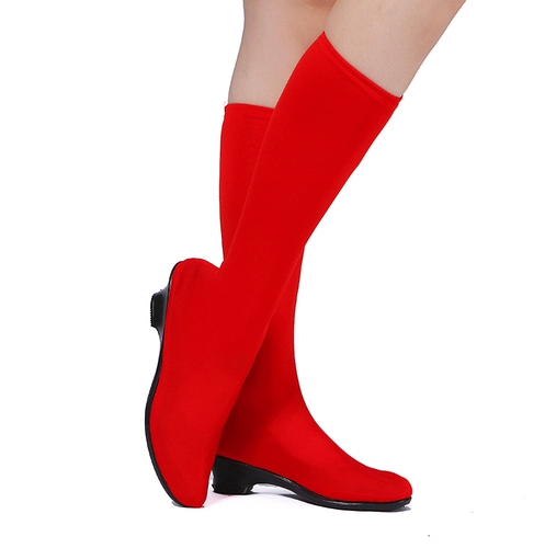 Этнические танцующие туфли подходит для мужчин и женщин, эластичная обувь, высокие сапоги, ботинки