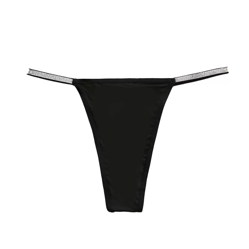 Безупречно сексуальная thong Женщина Серебряная лента без следов секс-тихий женский