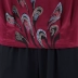 2018 mới tay áo cổ áo cổ áo in T-Shirt phù hợp với phụ nữ trung niên Hàn Quốc phiên bản của khóa ngắn tay áo cộng với quần Phụ nữ cao cấp
