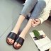 Một-slip dép nữ mùa hè 2018 new flat với non-slip thời trang Hàn Quốc dép ngoài trời và dép đơn giản giản dị giày bãi biển Dép