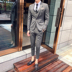 Mùa hè thường phù hợp với nam giới thanh niên Slim Hàn Quốc phần mỏng phù hợp với nhỏ của nam giới phù hợp với Anh gió chú rể wedding dress Suit phù hợp