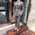 Mùa hè thường phù hợp với nam giới thanh niên Slim Hàn Quốc phần mỏng phù hợp với nhỏ của nam giới phù hợp với Anh gió chú rể wedding dress