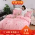 [100% cotton chăn đơn mảnh giả một hình phạt mười] Double chăn bông che 200 * 230 học sinh trong tờ đơn - Quilt Covers