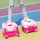 Мультяшный милый детский чемодан для мальчиков для девочек, делается под заказ, 16 дюймов, 18 дюймов, подарок на день рождения