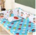 Trẻ em vận chuyển bông giường rèm bé rửa cũi bao quanh ba mặt giường xung quanh thở bông vải lanh giường - Bộ đồ giường trẻ em Bộ đồ giường trẻ em