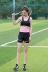 Lót chống ánh sáng thể thao quần short của phụ nữ cao eo khô nhanh thể dục lỏng lẻo chạy yoga mùa hè kỳ nghỉ hai quần nóng