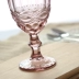[Ba Gói] Vintage Màu Embossed Wine Glass Sáng Tạo Nước Trái Cây Cốc Thủy Tinh Cốc Rượu Vang Thủy Tinh Rượu Vang Rượu vang