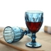 [Ba Gói] Vintage Màu Embossed Wine Glass Sáng Tạo Nước Trái Cây Cốc Thủy Tinh Cốc Rượu Vang Thủy Tinh Rượu Vang