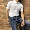 Mùa hè cho nam POLO Slim Solid Color Ve áo Xã hội Guy Casual Áo thun ngắn tay Hàn Quốc Xu hướng nam Từ bi - Polo