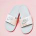 Dép thể thao Nike BENASSI bãi biển bột trắng khâu chữ laser đen trắng logo 343881 dép nam quai ngang Dép thể thao