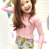 Áo tắm trẻ em Hàn Quốc chia đôi áo tắm dễ thương cho bé gái 1-3 tuổi bé gái 3-4 tuổi - Bộ đồ bơi của Kid Bộ đồ bơi của Kid