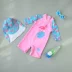 Áo tắm trẻ em trẻ em bé gái chống nắng trẻ em 1-3 tuổi 3-4 áo tắm bé gái dính liền - Bộ đồ bơi của Kid