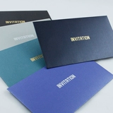 Высоко -элитное черное золото, голубой серебряный кофейный цвет приглашение на конференцию компании.