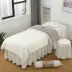 Làm đẹp giường bao gồm bốn bộ bông cao cấp dày và vải lanh thẩm mỹ viện cung cấp vật lý trị liệu cơ thể massage giường bộ tùy chỉnh - Trang bị tấm Trang bị tấm