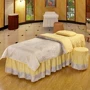 Vẻ đẹp giường bao gồm bốn bộ thẩm mỹ viện châu Âu Làm đẹp cơ thể massage vật lý trị liệu giường bộ chăn trải giường tùy chỉnh mẫu ga phủ giường spa