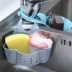 Nguồn cung cấp nhà bếp sáng tạo bồn rửa nhà bếp góc khung hồ bơi đặt công cụ nhỏ cống giỏ lưu trữ các mảnh vỡ giá