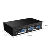 Восьмилетний магазинный разветвитель VGA Maxtor MT-3502 один на два