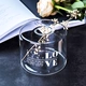 Đơn giản nhỏ lỗ thủy tinh lọ Bắc Âu chịu nhiệt chai hương liệu đơn giản hoa khô bình hoa máy tính để bàn in ấn trang trí nhà - Vase / Bồn hoa & Kệ Vase / Bồn hoa & Kệ