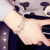 Châu âu và Mỹ multi-layer bracelet bracelet rhinestone Nhật Bản và Hàn Quốc phiên bản của ngọt ngào đơn giản trang sức đồ trang sức sinh viên bracelet trang sức vòng đeo tay nữ Vòng đeo tay Cuff