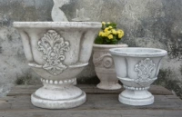 Европейский стиль крупный горшок с керамикой, старый керамический горшок сад сад