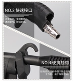 Автомобильный потолок внутри торнадо выдувает пылевой пистолет, пыль с высоким давлением, лишание газа, очистка двигателей сухой чистящий газ захват газ.