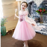 Детский летний наряд маленькой принцессы, платье, костюм, «Холодное сердце», подарок на день рождения