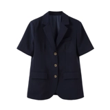 Пиджак классического кроя, классический костюм, комплект, ретро куртка для школьников для отдыха, короткий рукав, 2019, популярно в интернете