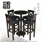 Фабричный пейзаторный стул Высокий стул 6 бар -стул стул стул с твердым деревом