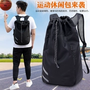 Túi bóng rổ vai lưu trữ túi chùm miệng tập thể dục dây kéo ba lô đào tạo thiết bị thể thao bóng đá lưới bóng giày túi