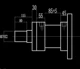 Xi lanh thủy lực hạng nặng HOB 40/50/63/80/100/125/150X50X100X15 xi lanh thủy lực thanh giằng