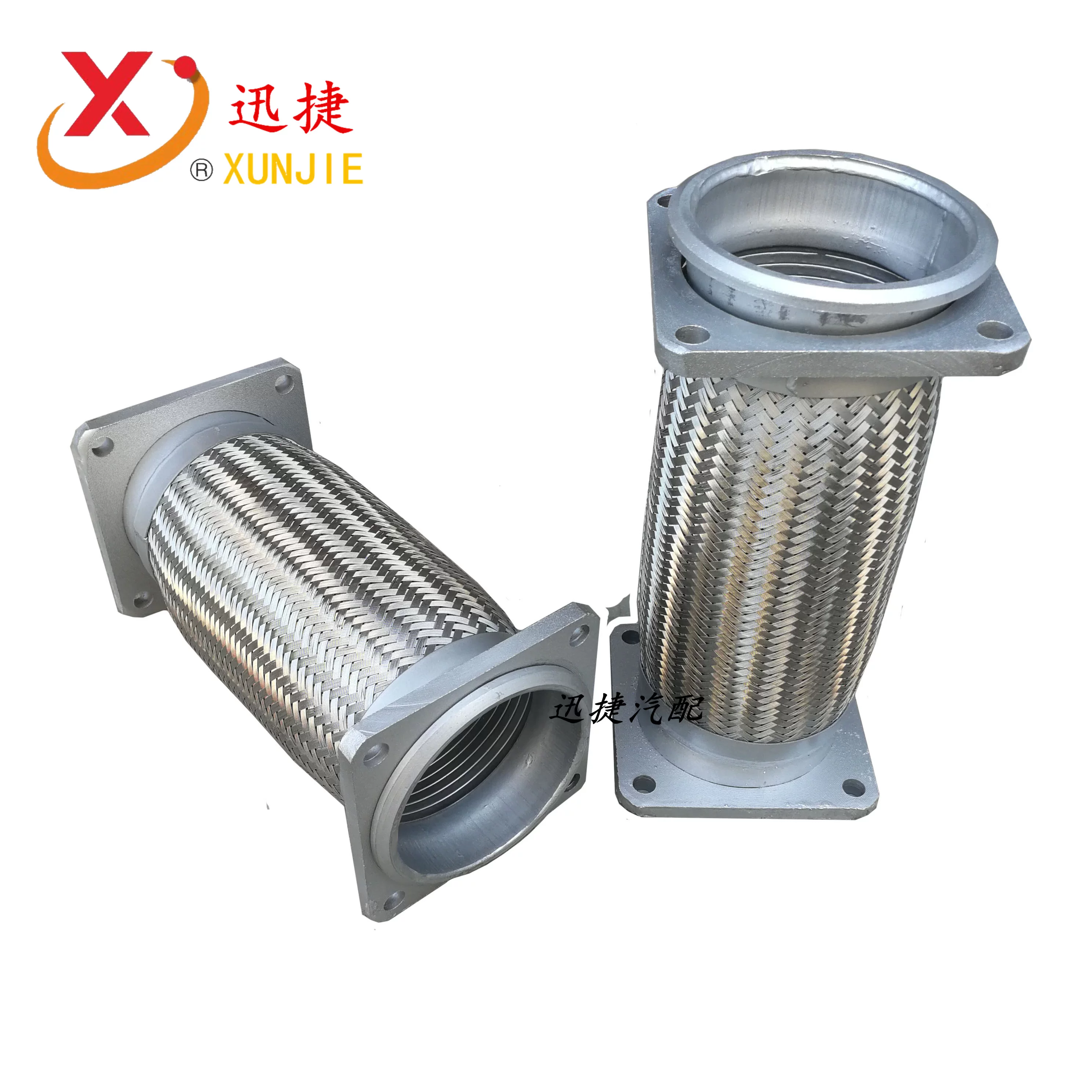 [陕汽德龙奥龙F2000排气管波纹管绕行软管新M3000软连接消音减震]