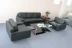 Nhà máy trực tiếp sofa văn phòng đơn giản kinh doanh khách tiếp khách sofa da ba người nội thất văn phòng - Nội thất văn phòng