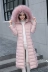 2018 mới mùa đông quần áo dày phần dài trên đầu gối Hàn Quốc phiên bản của tự trồng bông áo khoác nữ lớn cổ áo lông thú xuống bông coat jacket bông áo khoác áo khoác kaki lót lông nữ có mũ Bông