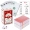 Solitaire Travel Poker PVC Mahjong Mini không thấm nước bằng nhựa hai mặt giấy di động chà thẻ du lịch - Các lớp học Mạt chược / Cờ vua / giáo dục bàn đánh mạt chược