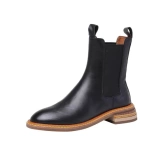 Martens, челси, демисезонные универсальные короткие сапоги, 2020, из натуральной кожи