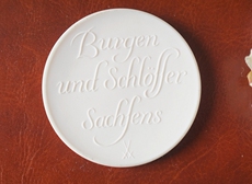 Украшения на шею a欧洲德国 梅森burg stolpen瓷质浅浮雕纪念章20.1克