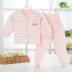 Mùa thu và mùa đông bé màu cotton ba lớp bông mùa thu trẻ em nhiệt đồ lót cao eo thiết kế bụng bé đồ lót mùa đông đồ lót trẻ em Quần áo lót