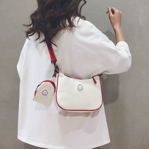 Японский трендовый модный шоппер, сумка для телефона, нейлоновая сумка на одно плечо, в корейском стиле