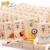 100 ký tự Trung Quốc Domino trẻ em của đồ chơi giáo dục 1-3-4-5-6 tuổi nhận thức bản đồ học tập khối xây dựng