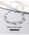 HNUG JI 人 bracelet Vòng tay opal pha lê tự nhiên nữ thiết kế giao thông ý nghĩa của bạn gái nhỏ và nhẹ sang trọng - Vòng đeo tay Clasp vòng bạc nữ Vòng đeo tay Clasp