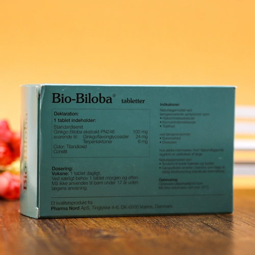 180 капсул для датских купленных био-билоба Гинкго Эссенс Фильм