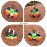 Цветовые перья для перьев крыла взрослых детей ходьбы, ходьба, модель автомобиля, модель модели.