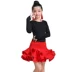 Trẻ em mới váy khiêu vũ Latin Cô gái thực hành quần áo thi đấu trang phục biểu diễn mùa hè tay áo ngắn trẻ em thi nhảy quần áo - Trang phục