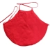 Tạp dề nam nữ trưởng thành năm nay màu đỏ gợi cảm kích thước lớn bông ấm chăn bông dày ấm bụng tạp dề đồ ngủ
