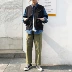 Kitahara Bobcat Nhật Bản Ami 咔叽 bf gió dụng cụ giản dị vest ba màu nam giới và phụ nữ áo lông vũ Áo vest