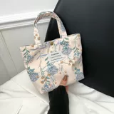 Сумка через плечо для выхода на улицу, маленький универсальный тканевый мешок для матери и ребенка, в корейском стиле, сумка для еды