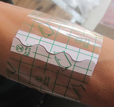 Средство защиты для поясницы 10米包邮防水pu膜透皮贴三伏贴肚脐敷贴穴位贴膏药贴伤口防护洗澡