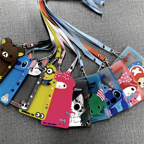 Картхолдер, чехол для проездного, мультяшный пластиковый защитный комплект для раннего возраста