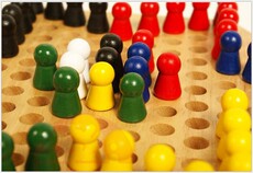 Китайские шашки 儿童六角跳棋 mg104九连棋成人益智木制跳跳棋玩具儿童礼物0.45